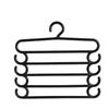 Clothes Hangers Trousers Pants Hangers Towel Scarfs Racks Pants Holders 5 Layers Clothes Hangers Closet Storage Organization KTY