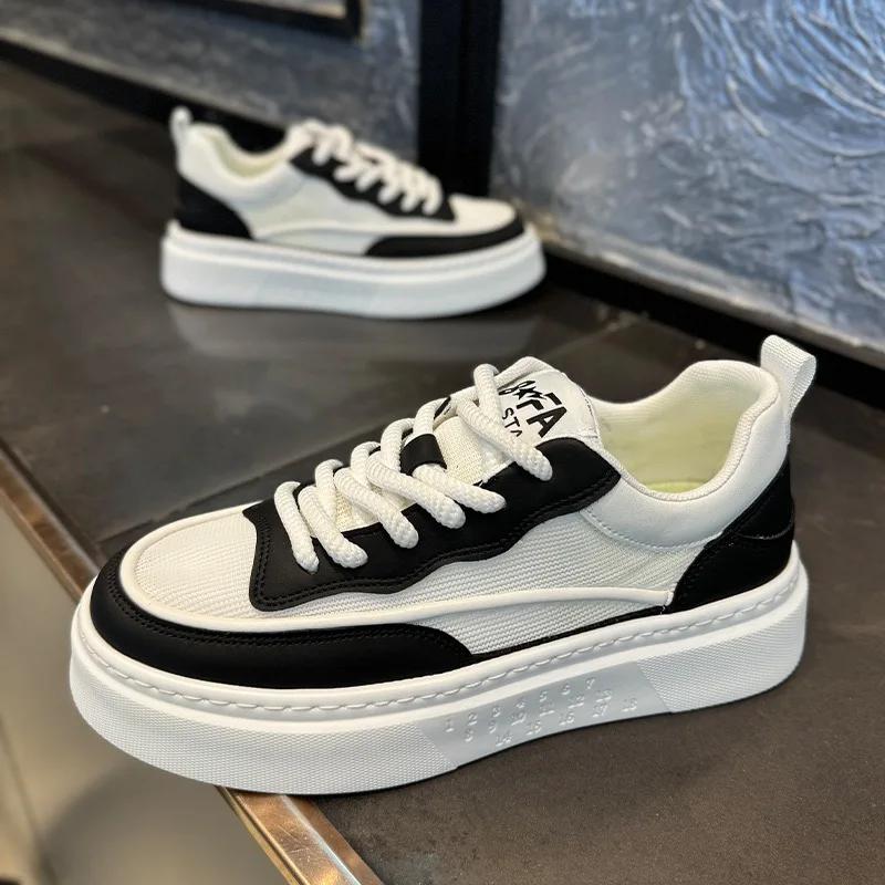 Fashion Fashion Men's Sneakers Mesh Breathable Casual Shoes Luxury Designer Platform Shoes for Men Comfort Sport Running Shoes Tenis2024