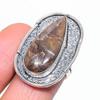 Fossil Coral Handmade 925 Sterling Silver Jewelry Ring Size 6.5 N9i55