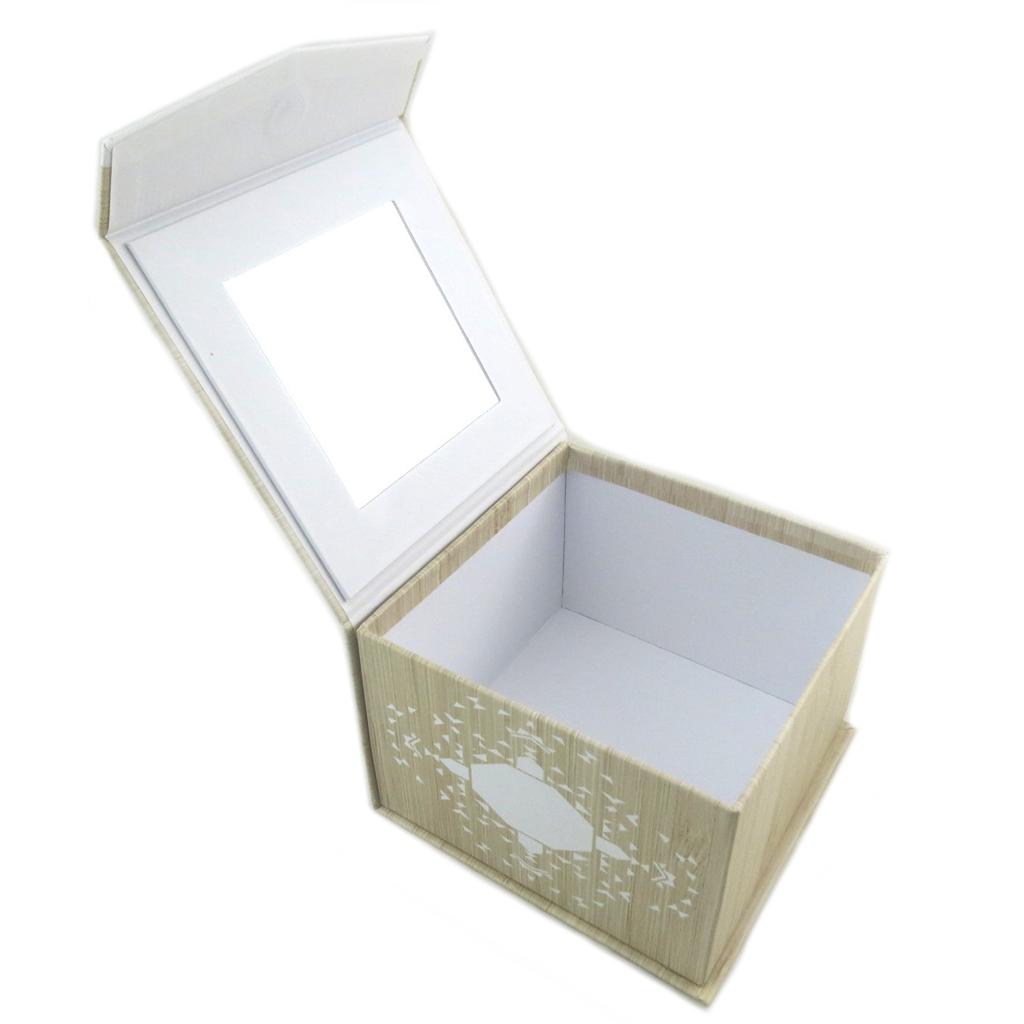 Les Trésors De Lily [P9413] — Бежевая шкатулка для драгоценностей «Бохо» — 12,5x12. 5х8. 7 см