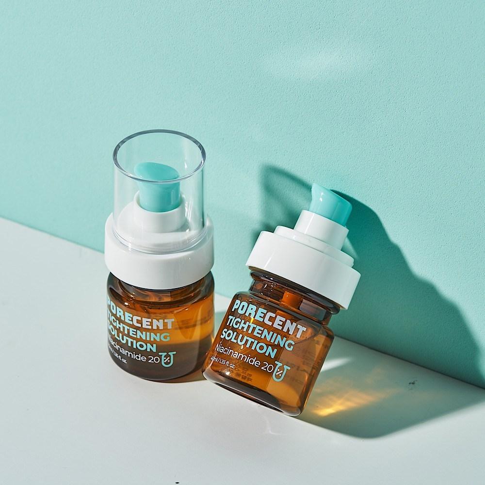 PoreCent Pore Reduction Охлаждающая сыворотка с высокой концентрацией ниацинамида, 20% витамина B3, сжимающая ампула, подтягивающий раствор, 40 мл, 1 шт.