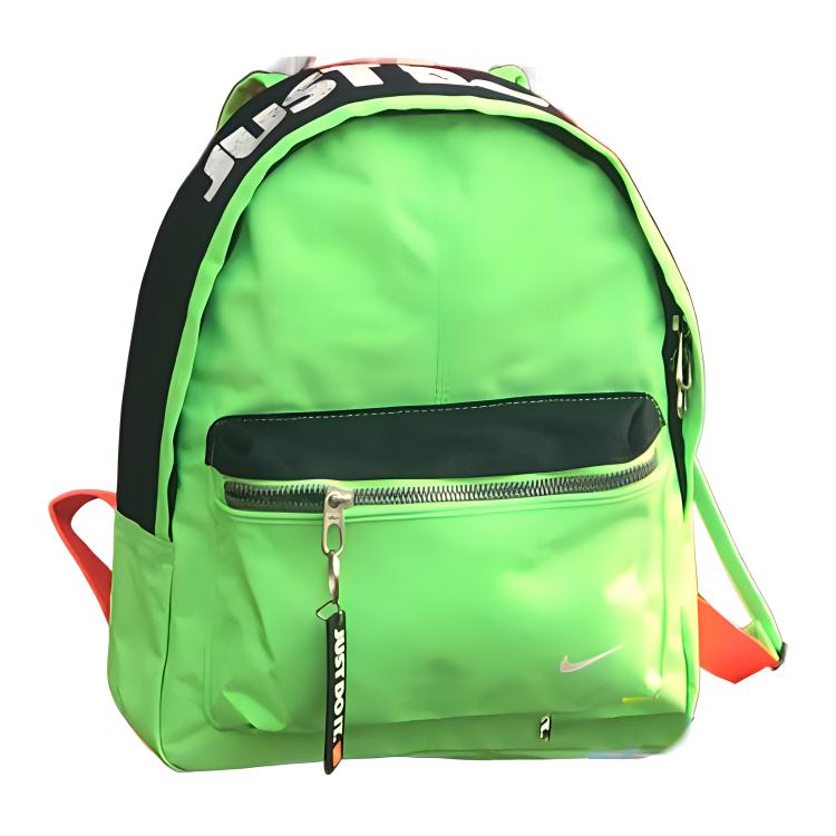 Nike Полиэстер Рюкзак Мини Мужской Зеленый BA4606-380