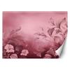 Wallpaper Abstract Flowers Pink