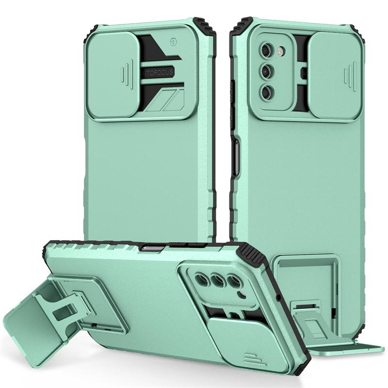 Для Samsung Galaxy A03S чехол прочный кронштейн слайдер камера бронированный чехол для телефона Samsung A03S A 03S 03 S подставка держатель задняя крышка