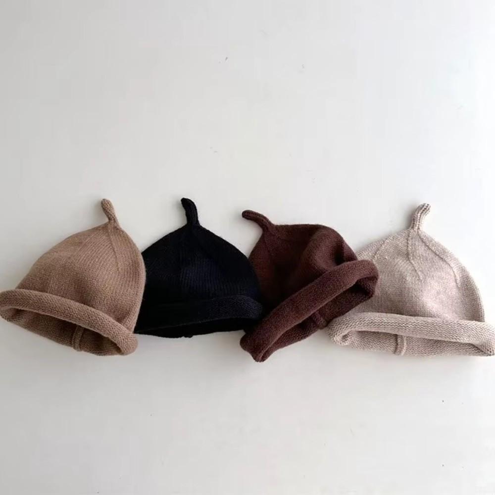 Thick Kids Winter Hats Knitted Children Beanies Cap Fashion Crochet Bonnet