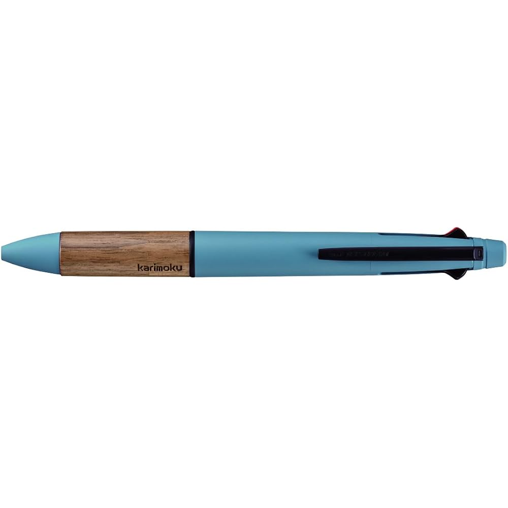 Многофункциональная ручка Mitsubishi Pencil Jetstream Karimoku 4 & 1 0.5 Стальной синий MSXE5KF05.71