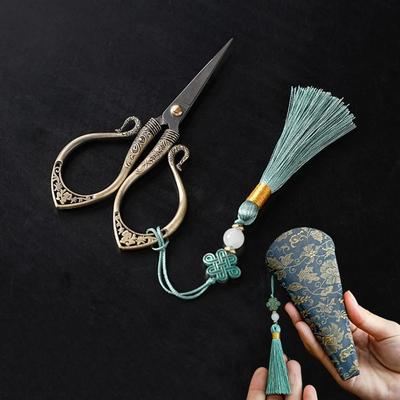 Набор винтажных ножниц для чая Форма журавля Острые лезвия Набор для чайной церемонии Удобный захват Нескользящая ручка Резак для чая