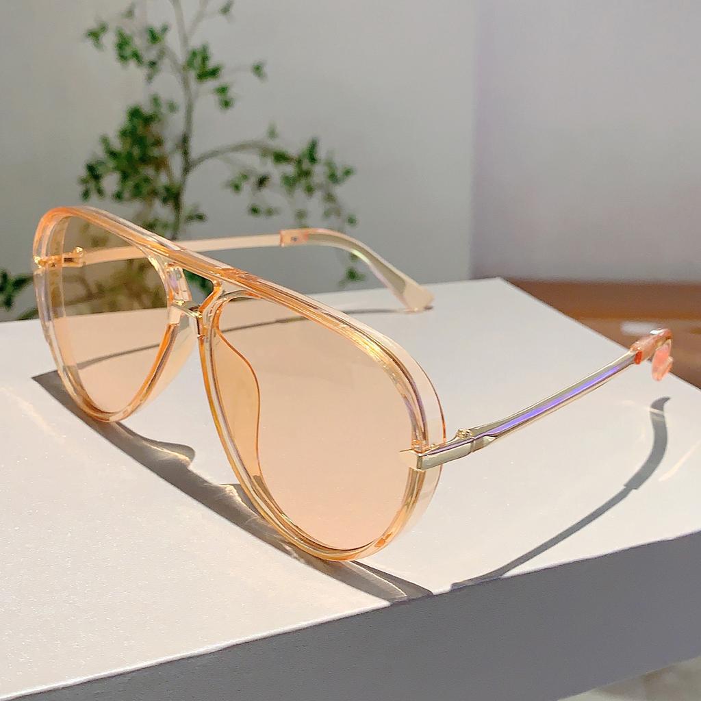 Модные солнцезащитные очки-авиаторы, роскошная металлическая отделка, женские солнцезащитные очки, мужские брендовые солнцезащитные очки для путешествий, походов