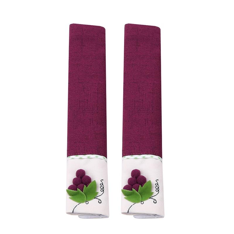 Fashion 2Pcs Refrigerator Door Handle Covers