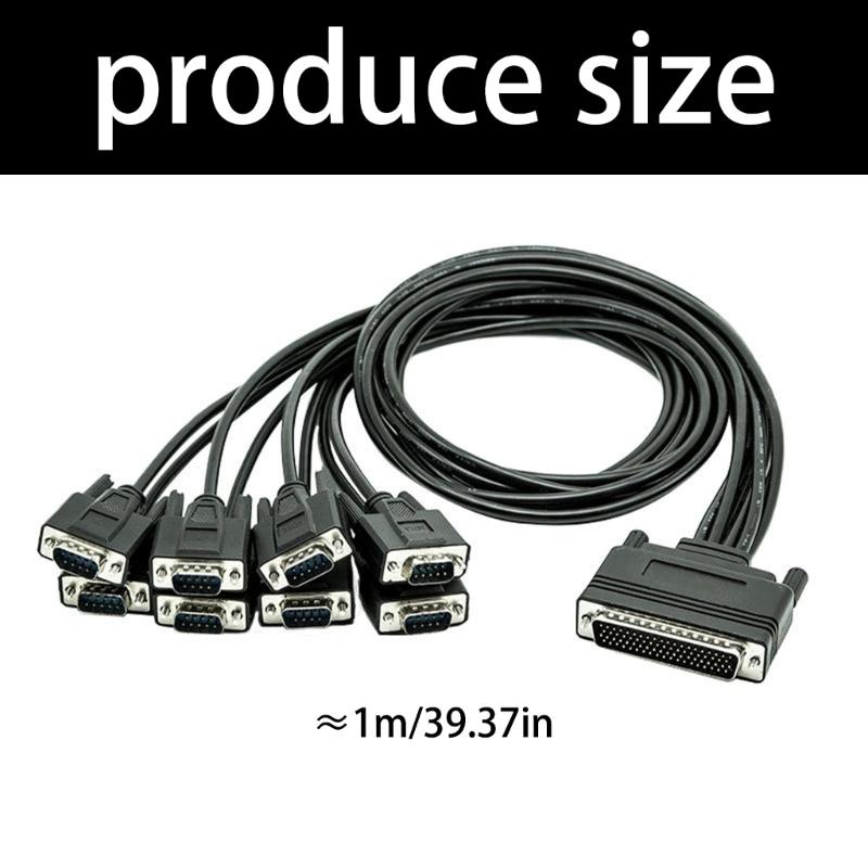 Высокоскоростной кабель-удлинитель RS232 PCIe, 78-контактный DB78 на 8 портов DB9, для серверов, лабораторий и центров обработки данных