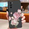 Чехол для телефона Motorola Edge 50 40 Pro 60 50 40 30 Ultra Neo Fusion Moto G85 G72 G53 G54 G84 G13 G32 Цветок пиона
