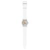 Swatch Кварцевый механизм 30 метров водонепроницаемые унисекс швейцарские часы 34 мм полый циферблат пластиковый корпус ТПУ ремешок SS08K109-S06