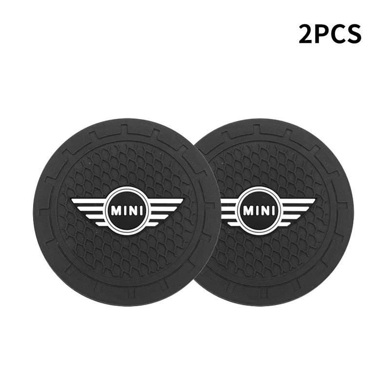 2025 Hot For BMW Silica Gel Car Coaster Water Cup2pcs Silicone Car Water Cup Holder Coaster Anti Slip Pad Mat For BMW X5 X4 X6 X