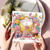 Набор из 6 открыток для DIY-алмазной мозаики, открытки с кристаллами, креативный набор открыток на День Рождения и День Благодарения