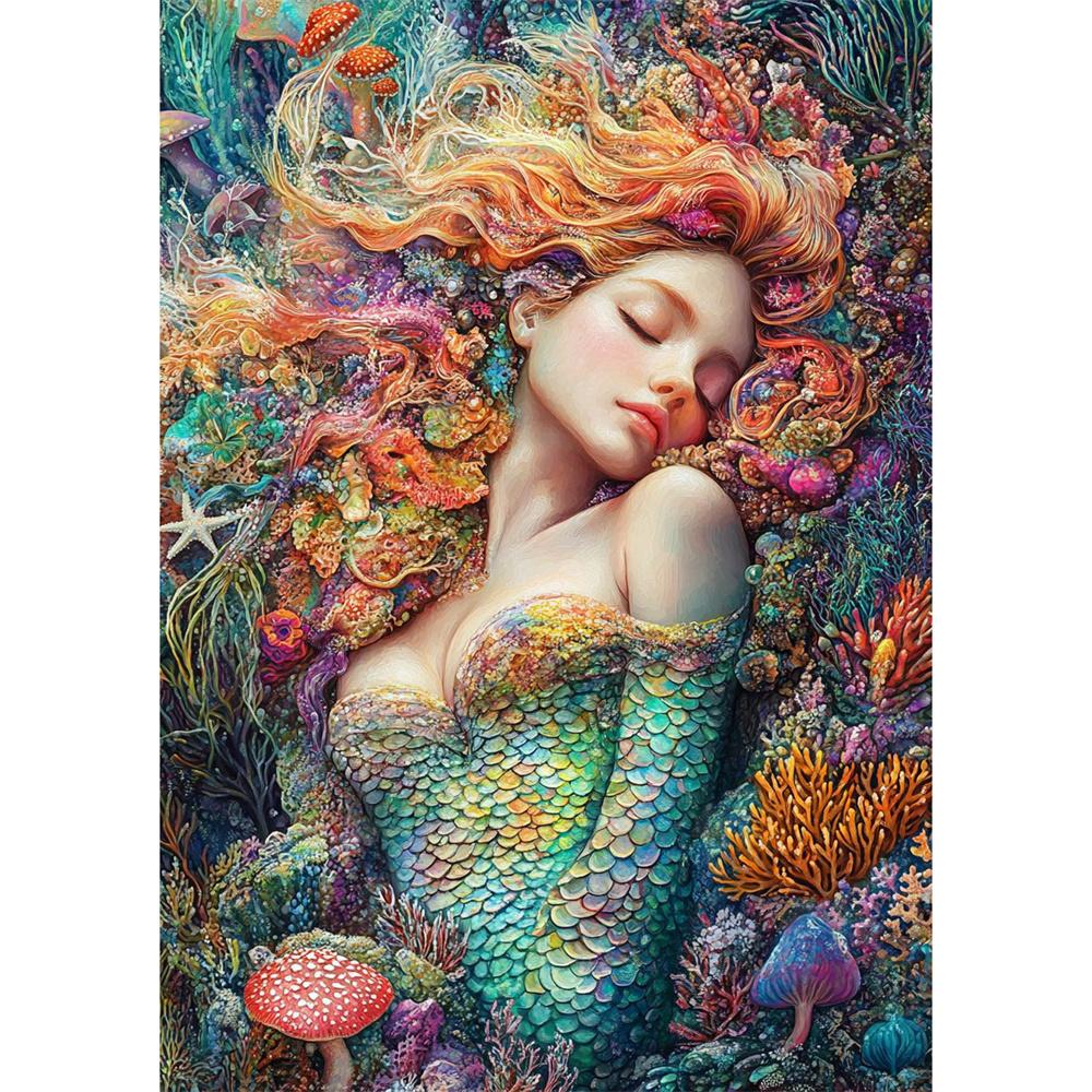 DIY Алмазная картина Милая девушка Набор для вышивки крестом Мозаичное искусство Алмазная картина Полный круг Алмазное украшение для дома