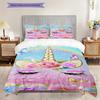 Magical Unicorn Rainbow Fantasy Threepiece Set 1 Duvet Cover 2 Pillowcase Without Core Christmas Birthday Gift Duvet Cover And Pillowcase