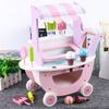 Wooden Play Home Simulation Ice Cream Trolley Children's Toys