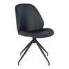 MonteCarlo Dining Chair Black Swivel Base.