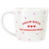 Sanrio Mug M 280ml Microwave Safe Dishwasher Safe Characters Sweets Dots Made In Japan 335120 "Hello Kitty" Approx. &