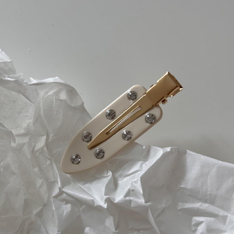 2/3/4/6 шт. ацетатные заколки для волос в Корейском стиле, золотисто-белые блестящие заколки для волос, головные уборы для девочек и женщин, аксессуары для волос