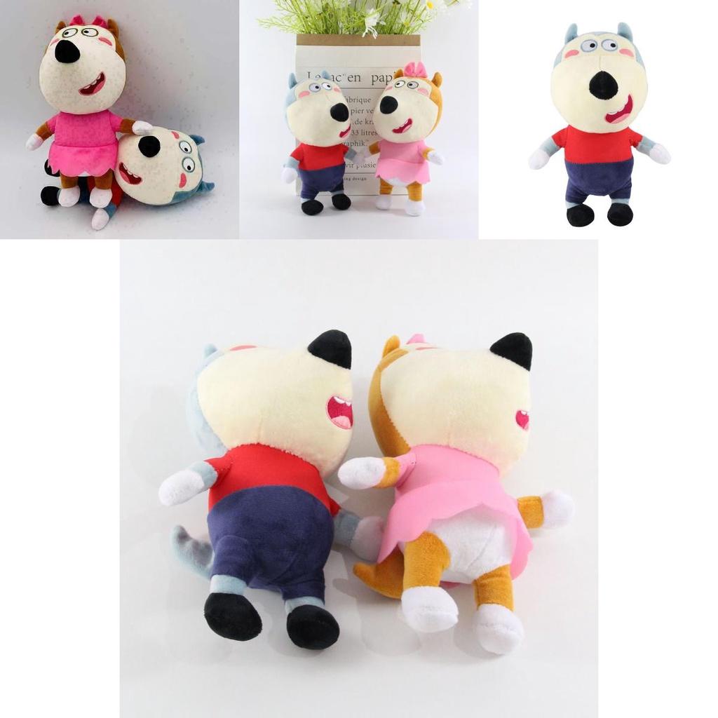 Irresistibly Cute Wolfoo Lucy Plush 25cm Soft Stuffed Cartoon Family Doll