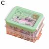 Plastic Transparent Sewing Thread Storage Box Craft Organizing Storage Holder Needles Knitting Case Spools Accessories Cont Z2N7