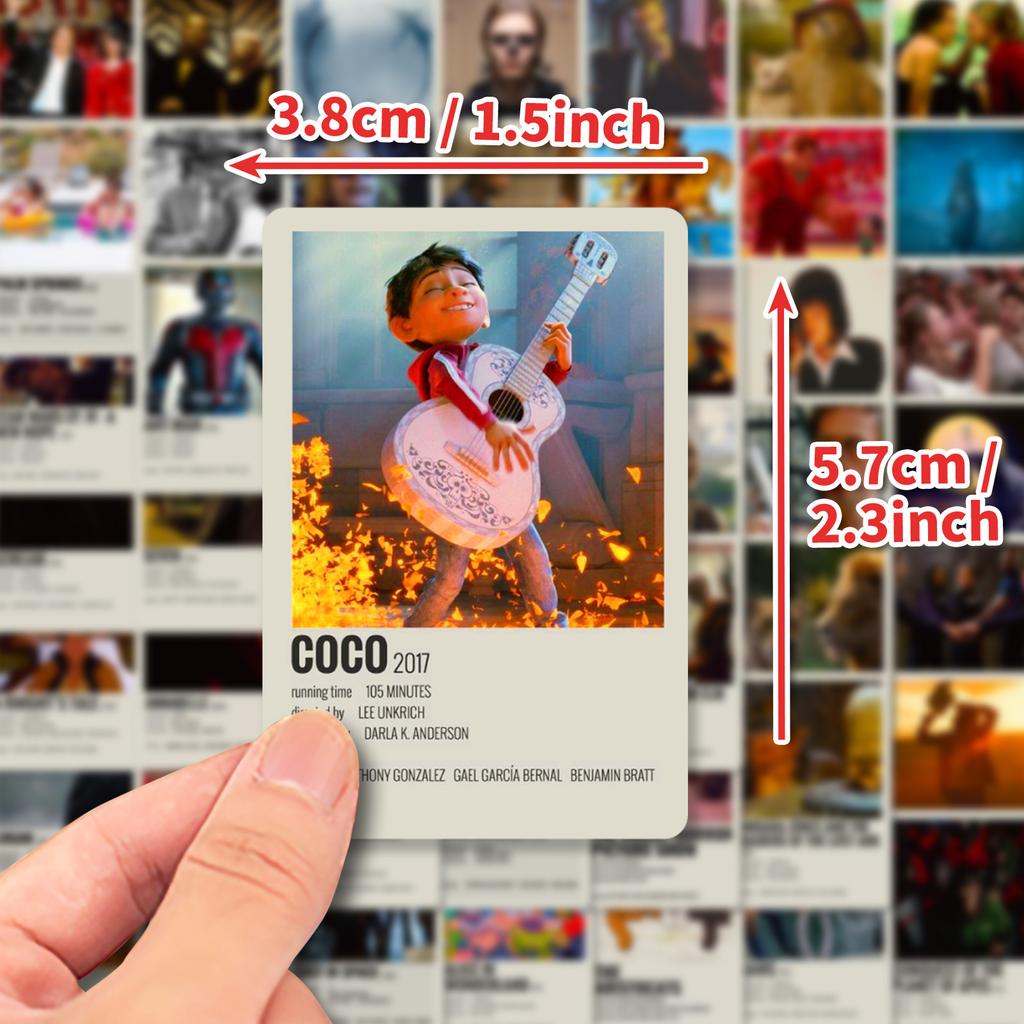 50 American Movie Posters Classic Scene Freeze Frame Decorative Sticker Water Sticker Hand Account