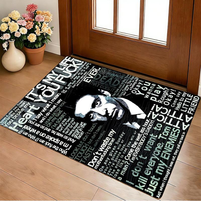 Tommy Wiseau Quotes Living Room Non-Slip Area Rug Soft Carpet for Bedroom Game Playroom Sofa Office Home Decor Doormat Christmas Gift C921187