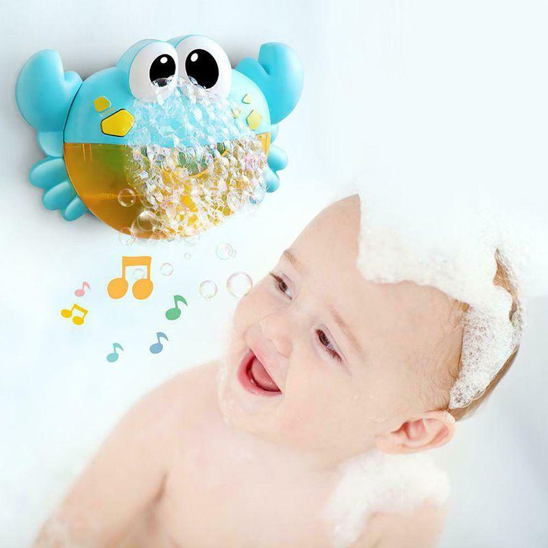 Premium Quality Crab Bubble Maker And Music Toy For Baby Bath Time Entertainment