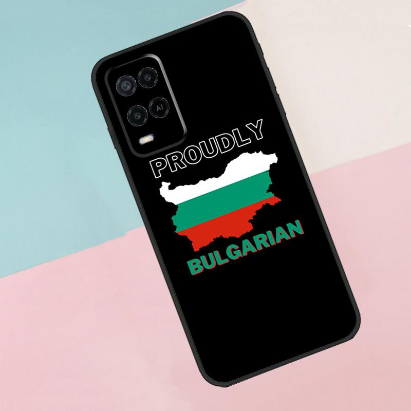 Чехол для телефона Oppo A17 A77 A60 A74 A94 A54 A18 A38 A58 A78 A98 A40 A80 A16 A76 A96 A15 A57S с изображением флага Болгарии, карты
