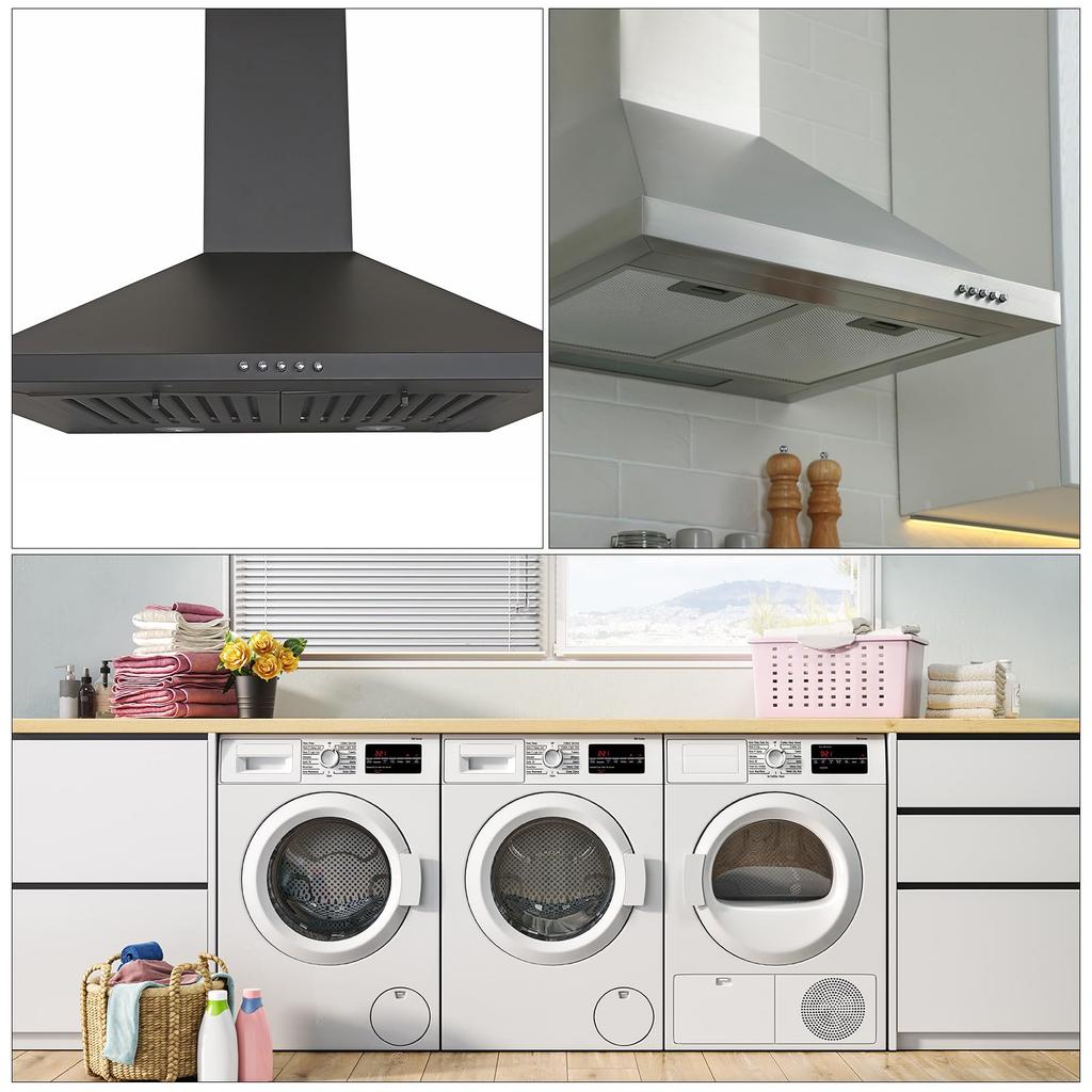 Uxcell MQ166 Переключатель клавиатуры вытяжки, Набор из 4 шт., AC 250V 4A, 4 кнопки-толкателя, Стиль пианино, Черный