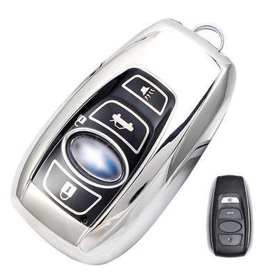 LETINGFAR Чехол для ключа, Для Subaru, Чехол для смарт-ключа, Крышка для ключа, 4 кнопки, ТПУ, Хороший