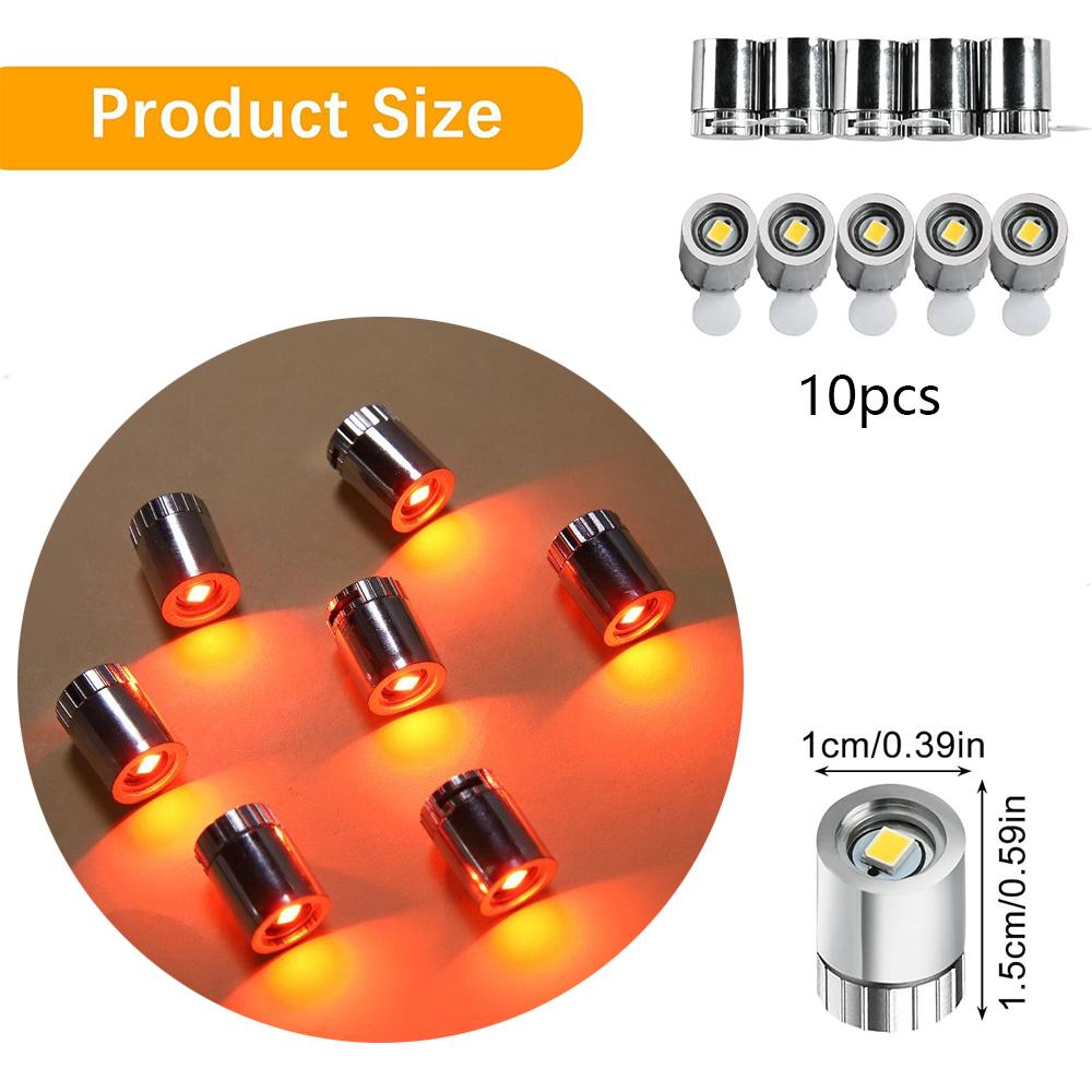 10 шт. Микро Мини Светодиодная Лампа Кукольный Домик Для Освещения кукольного домика или Поделок