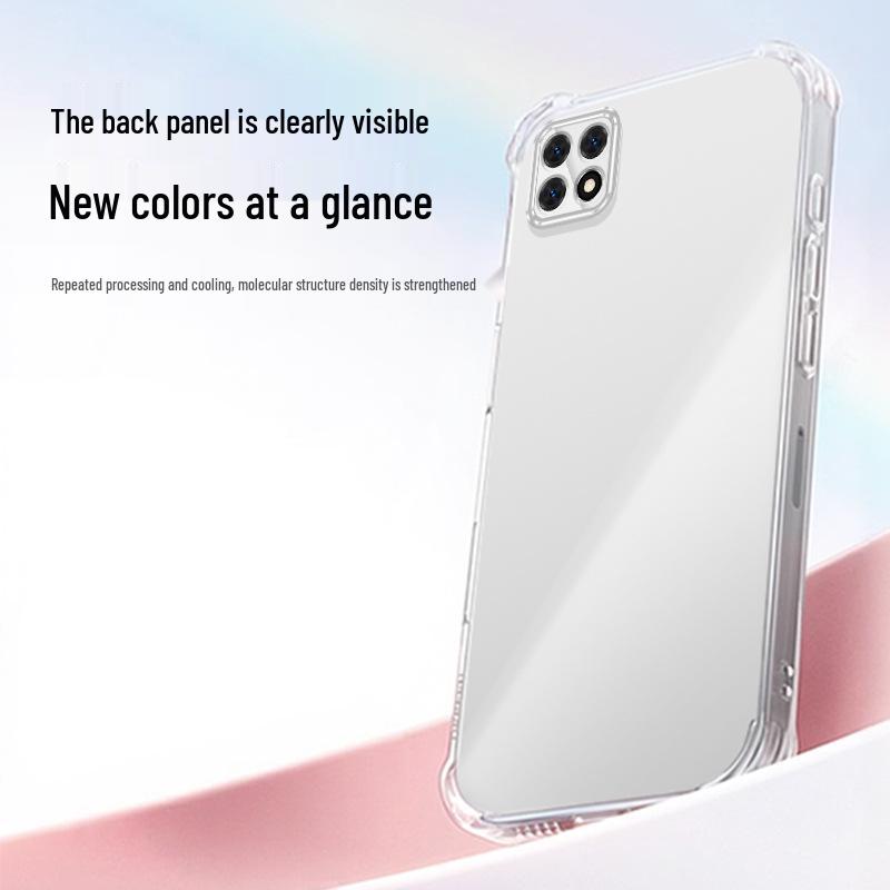 Прозрачный защитный чехол для телефона OPPO A72 из ТПУ с подушками безопасности, защитой от падений