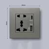 Power Supply 2100Ma Usb Socket International Panel 13A Uk Wall Type C Interface