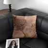Rose Gold Pink Cushion Cover Natural Linen Organic Fabric DoubleSided Printing Sofa Home Decor Gift Pillow Case