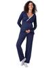 Seraphin MARTAH Navy Dot Maternity Pajama XS Women's Set,