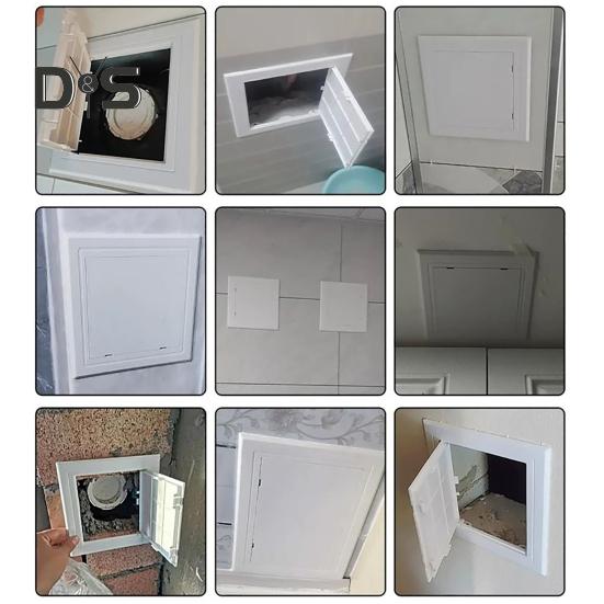 Access Panel Door Opening Flap Cover Detachable Design Hinge-type Plumbing Access Door Metal Access Panel for Drywall Ceiling
