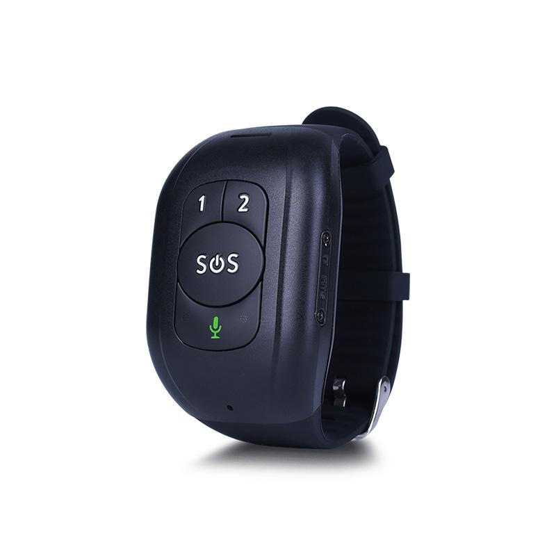 Vjoycar New Smart GPS Bracelet Elderly Falling Detection SOS 4G Watch Emergency Alram Two Way Calling GPS Tracker HR & BP Temp.