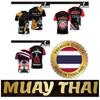 Muay Thai T-Shirt Kick Boxing 3D Print Men Women Unisex Quick Dry Short Sleeve Round Neck MMA Mix Martial Art Streetwear Casual