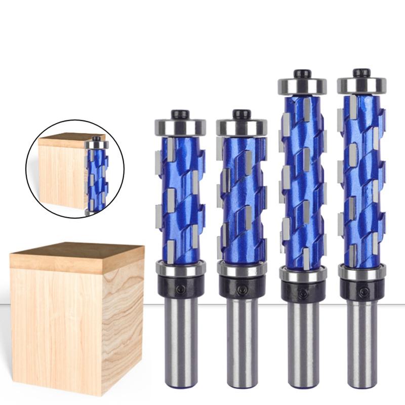 Milling Cutter Shank Flush Trim End Mill Solid Carbide Spiral Double Bearing CNC Router Bit For Wood
