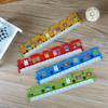 1 Piece Lytwtw's Cute Colors Train Straight Ruler Kawaii Tools Stationery Cartoon Drawing Gift Office School Measuring