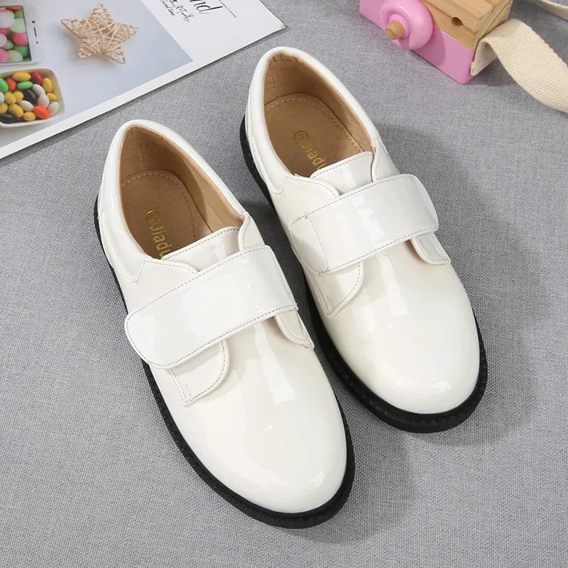 Детская кожаная обувь весна осень черные туфли для мальчиков детская школьная форма модная обувь для малышей студенты повседневная обувь мягкая