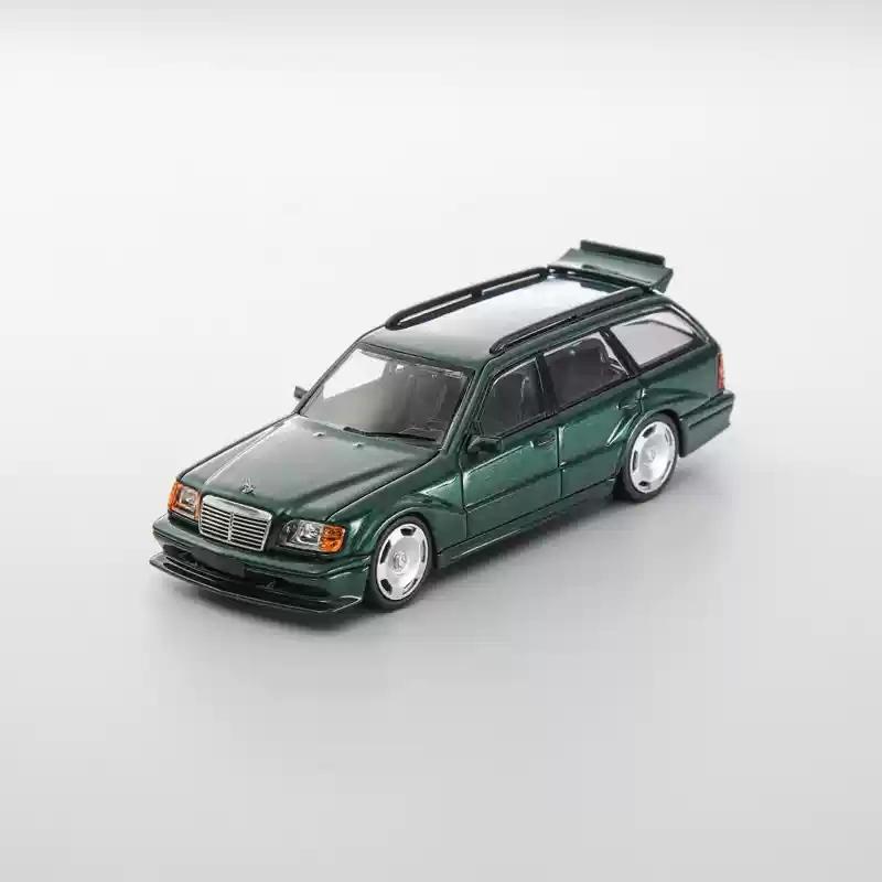Mortal 1:64 Mercedes-benz S124 T Modeii Evo2 Clay Pot Travel Series Simulation Alloy Miniature Diecast Car Model Custom Toy Gift