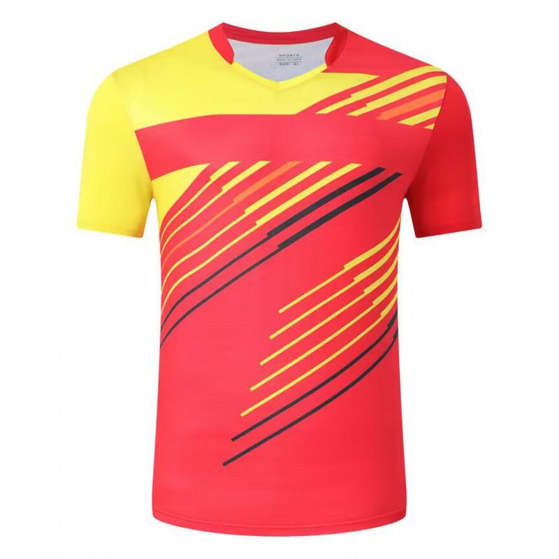 Sports Jerseys Men Women Short Sleeve Athletic Shirts Ideal Badminton Table Tennis Breathable Activewear