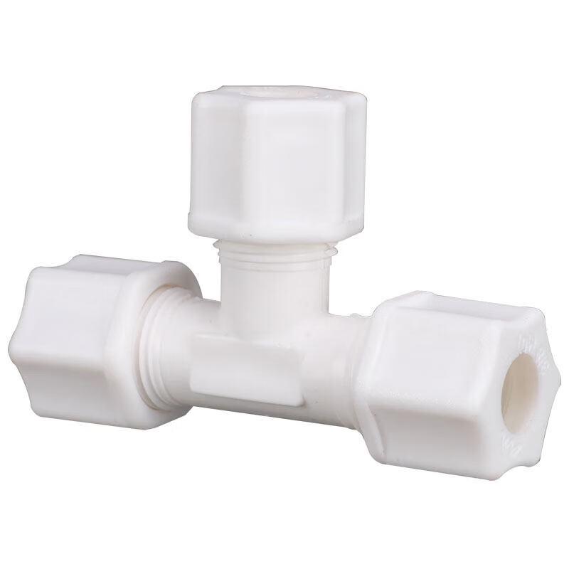 Juyuan PP 1/4-inch Three-Way Compression Tee