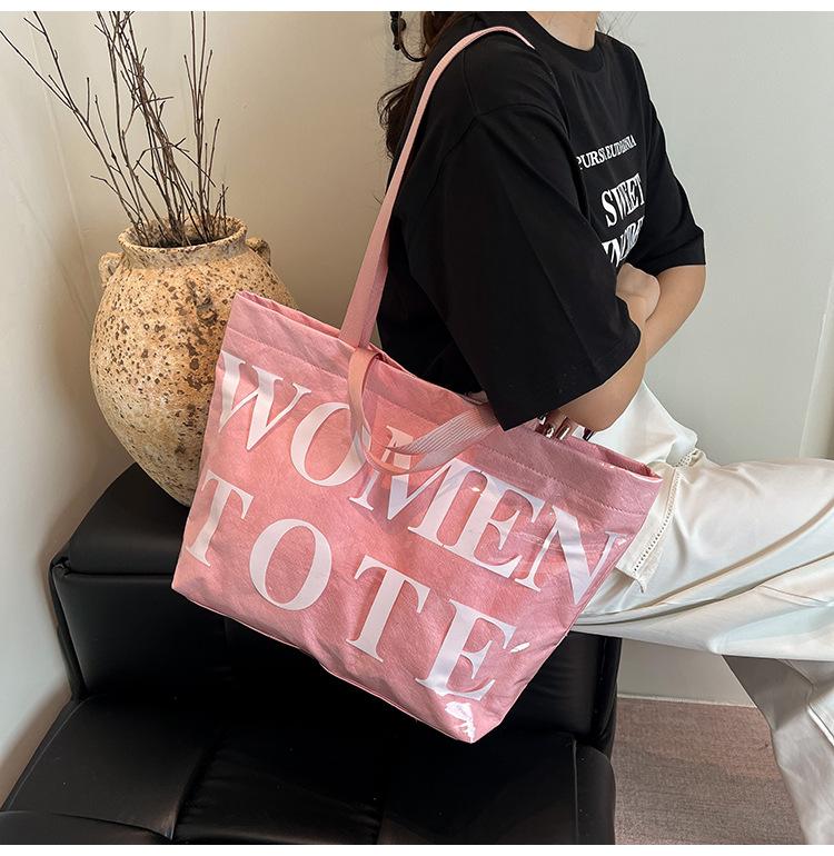 Вместительная сумка для поездок на работу, сумка-тоут в стиле ленивого ветра, женская сумка через плечо с чувством дизайна