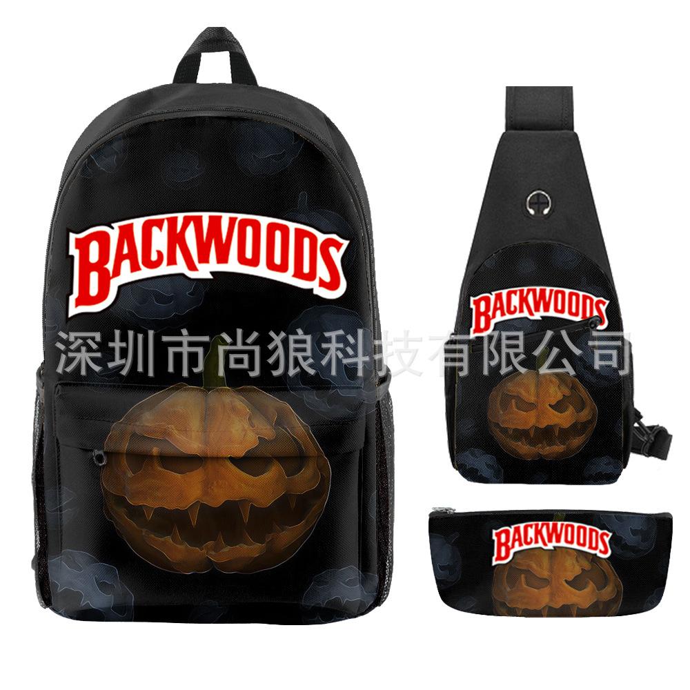 Школьный рюкзак для ученика Backwoods Рюкзак Сумка через плечо Школьная сумка Рюкзак большой емкости Водонепроницаемый рюкзак