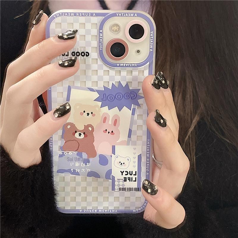 Прозрачный чехол Cartoon Selfie King для iPhone 15 Pro/14/Xs/Xr/6/7/8