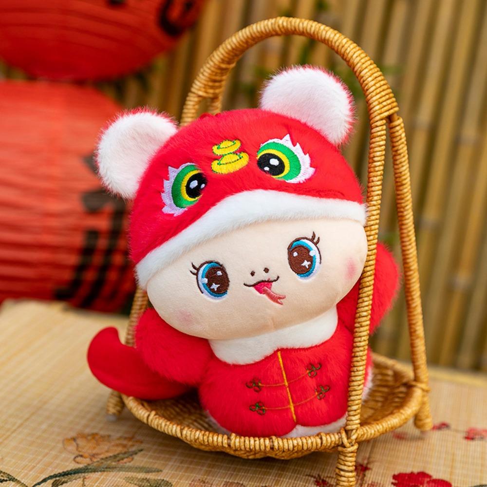 New Year Snake Year Mascot Pendant Cartoon Snake Plush Toy New Lucky Charm  New Year